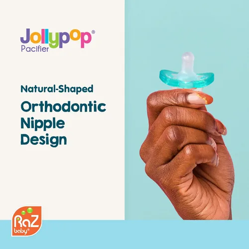 Vista 3 de jollypop Baby Pacifier, sin perfume, Azul