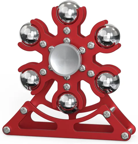 Vista 8 de Juguetes de escritorio para carrusel giratorio: Spinner de metal cinético de 4 minutos, gadgets geniales para niños, adolescentes, adultos, juguete