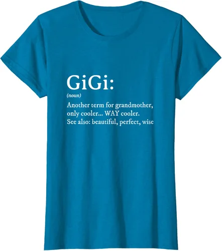 Vista 93 de Gigi Definition - Camiseta de regalo para abuela, cumpleaños y abuela, Negro