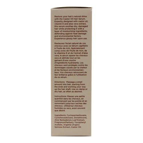 Vista 4 de HerStyler Juego de suero para el cabello con aceite de ricino y aceite de marula