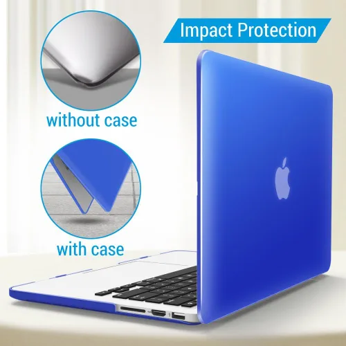 Vista 120 de IBENZER - Compatible con Funda para MacBook Pro de 13 Pulgadas 2015 2014 2013 Finales 2012 A1502 A1425, Carcasa Rígida con Cubierta para Teclado