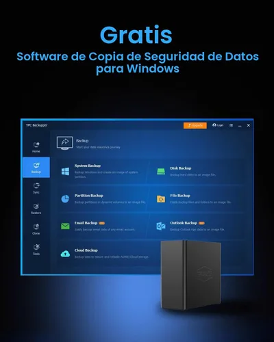 Vista 7 de TERRAMASTER Carcasa D4 SSD NVMe - 40Gbps 4Bay, almacenamiento USB Tipo-C compatible con 4xM.2 NVMe 2280 SSDs, compatible con USB 4/3.2/3.1/3.0