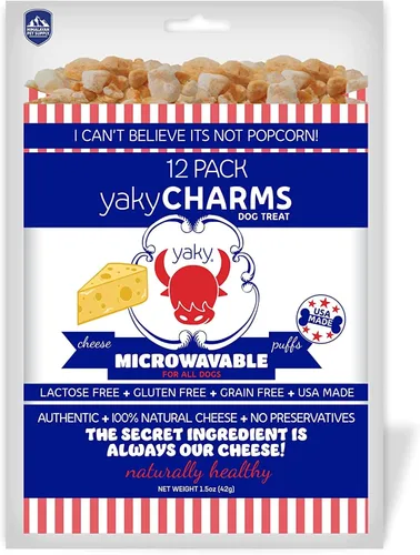 Vista 4 de Himalayan Dog Chew YakyCharms - Golosinas de tocino para perros, entrenamiento de perros, golosinas para perros, 100% queso de yak, para microondas