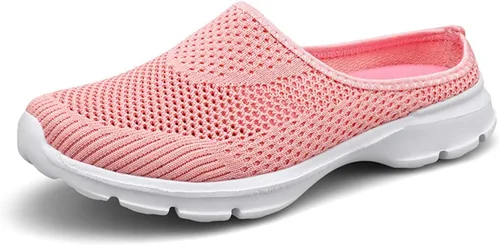 Vista 11 de ChicWind - Zapatillas de malla transpirable para mujer, estilo alpargatas, con espalda abierta, sin cordones