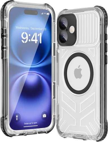 Vista 54 de WIFORT Funda impermeable para iPhone 15, [IP68 bajo el agua a prueba de polvo] [pantalla integrada] [15 pies a prueba de golpes militar], cubierta