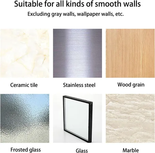 Vista 8 de Ganchos de pared adhesivos acrílicos para colgar toallas, sombreros, llaves, abrigos, ganchos para puerta delantera, escritorio, baño, cocina, sala