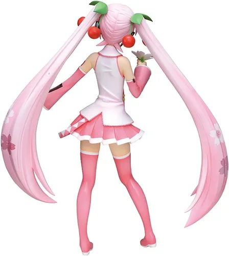 Vista 2 de Sega Hatsune Miku Super Premium Figura de acción Sakura Miku, 9 pulgadas