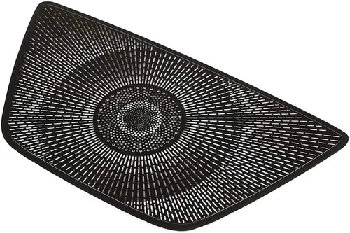 Vista 3 de Aleación de aluminio negro coche tablero altavoz cubierta ajuste para BMW X5 G05 2019 auto accesorios
