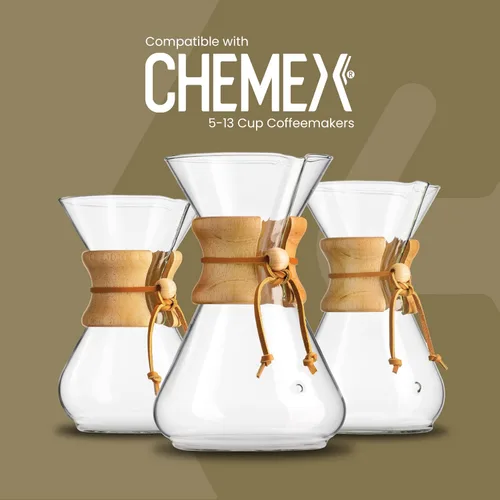 Vista 3 de Chemex Filtro - Desplegado - 100ct - Embalaje exclusivo