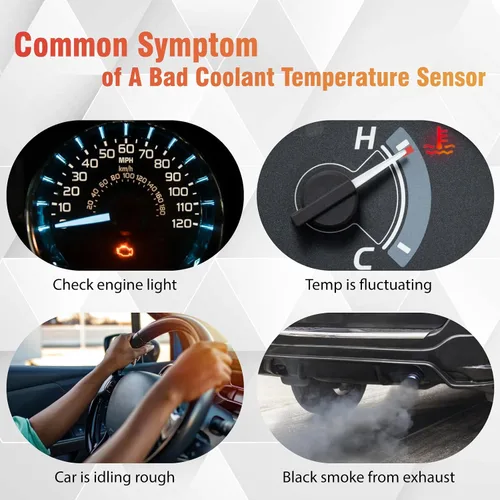 Vista 6 de 13627580635 Sensor de temperatura del refrigerante compatible con 330e 330i 335i 340i 430i 440i 535i 640i 745e 750i M2 M4 M440i X1 X3 X5 X6 X7