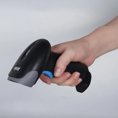 Vista 8 de Escáner de código de barras QR 1D 2D inalámbrico, lector de códigos de barras inalámbrico de mano con batería de 2000 mAh para pago móvil, tienda