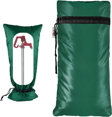 Vista 10 de Cubiertas XXL para grifos al aire libre para invierno, protector anticongelante de 3M Thinsulate para aspersores, 63.5 cm x 33 cm para grifos