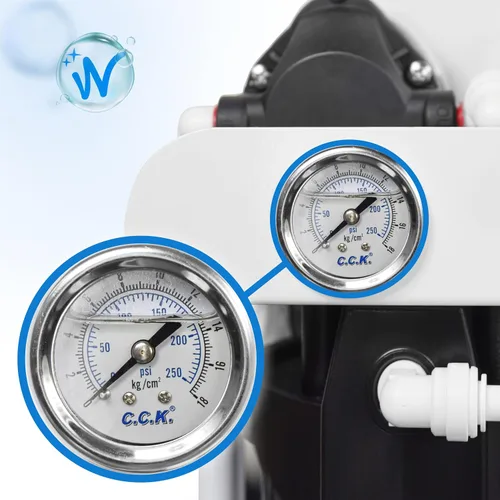 Vista 6 de WECO Sistema de filtro de agua de ósmosis inversa comercial HydroSense Light (HydroSense-0500DI)