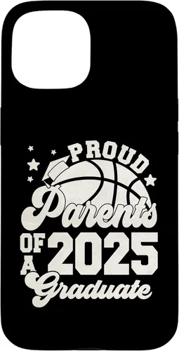 Vista 6 de iPhone 16 Parents of a 2025 Graduate Senior Graduation Basketball Case
