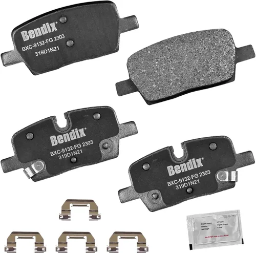 Vista 144 de Bendix Priority1 CFC154 - Juego de pastillas de freno de disco para Avanti II, Century, LeSabre, Regal, Riviera, chasis comercial, DeVille