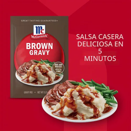 Vista 16 de McCormick - Mezcla de Brown Gravy - Sobre de condimentos, 0.87 onzas, paquete de 24