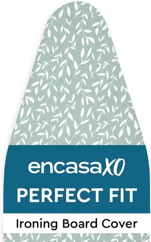Vista 25 de Encasa XO Funda para tabla de planchar y almohadilla 42"x14" - Acolchado grueso de fieltro de 3mm, ajuste con cordón y bloqueo, fácil de colocar