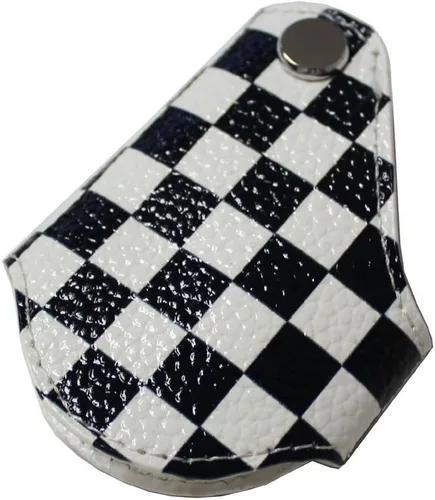 Vista 5 de iJDMTOY Funda para llavero con diseño a cuadros y negro y blanco compatible con Mini Cooper R55 R56 R57 R58 R59 R60 R61 F55 F56
