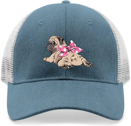 Vista 9 de Caps Pug Dog Dad Hats for Men Graphic Baseball Caps Adjustable