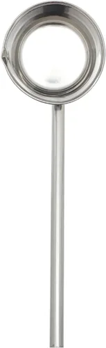 Vista 10 de UPKOCH Cucharón de agua de mango largo de acero inoxidable Cuchara de sopa Cuchara multiusos para riego de cocina y jardín