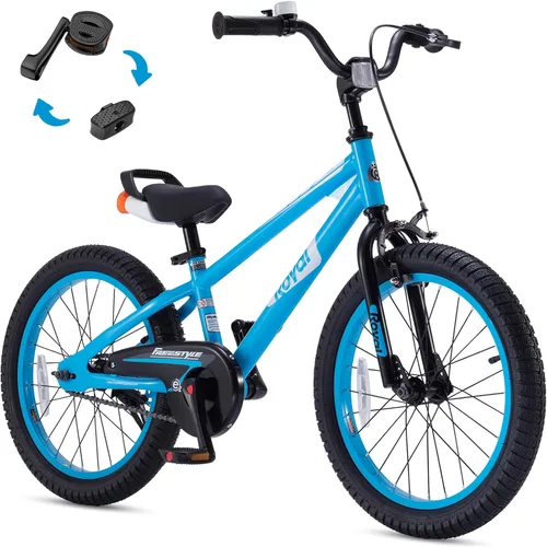 Vista 25 de RoyalBaby EZ Kids Bike 12 14 16 18 20 Inch Balance Pedal 2-in-1 Training Bicycle Boys Girls Ages 3 to 12 Years Easy Learn for Beginners