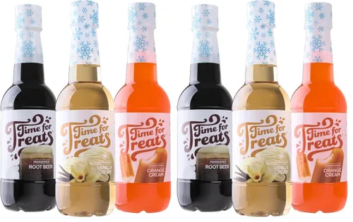 Vista 7 de Time For Treats 3 paquetes de crema de naranja, sangre de tigre, jarabe de uva de 16.9 onzas líquidas por botella para conos de nieve, refrescos