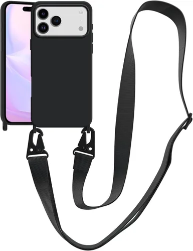 Vista 38 de Funda compatible con iPhone 8 Plus, iPhone 7 Plus/6 Plus/6S Plus con cordón, funda cruzada para iPhone con correa ajustable de silicona para iPhone