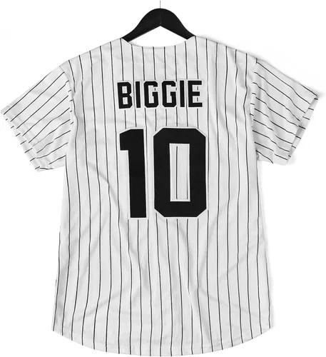 Vista 2 de Ropa de los años 90 para mujeres y hombres, camiseta de béisbol de Badboy para fiestas temáticas, ropa hiphop para fiestas, talla única