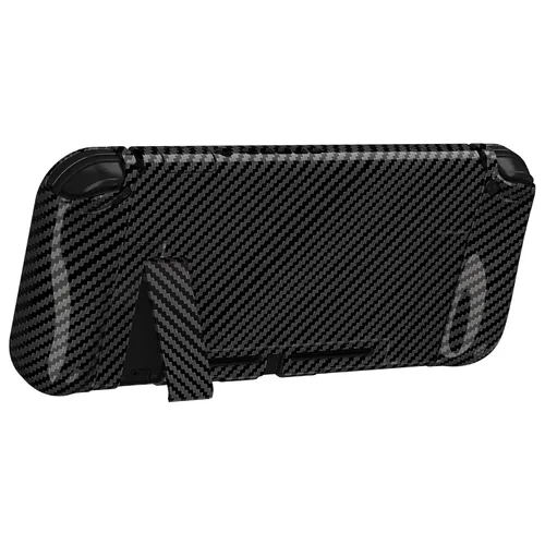 Vista 105 de PlayVital AlterGrips Ergonomic Grips Cover for Nintendo Switch, [2 Design] Interchangeable Comfort Dockable Protective Case with Screen Protector &