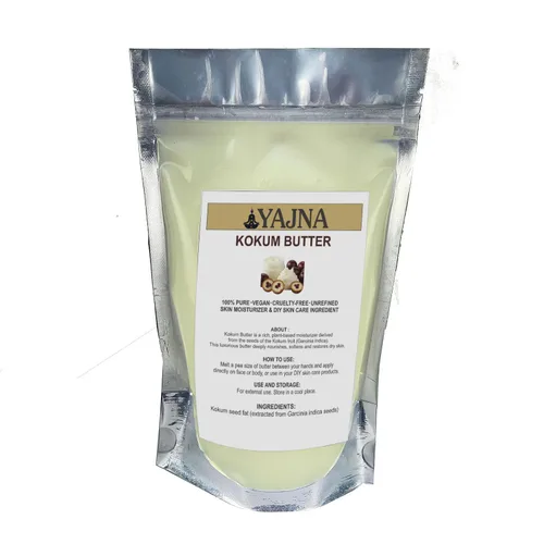 Vista 7 de Yajna Mantequilla Orgánica de Aloe Vera Cruda 100% Pura, Natural y Sin Refinar Hidratante para la Piel del Rostro, Cuerpo y Cabello 4 OZ/115 GM