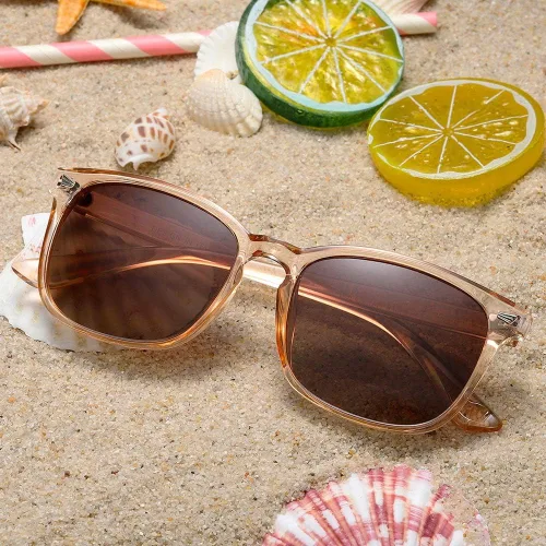 Vista 3 de DUSHINE - Gafas de sol polarizadas para mujer estilo clásico retro 100 protección UV