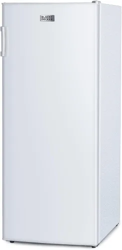 Vista 18 de BLACK+DECKER - Congelador vertical de 8.5 pies cúbicos, congelador de pie con control de temperatura mecánico, congelador vertical con 3 estantes