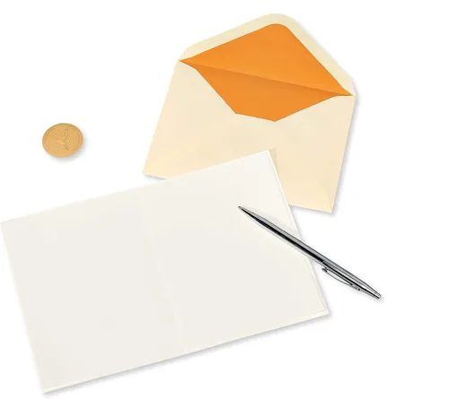 Vista 3 de Papyrus - Tarjeta en blanco (Flores elegantes)
