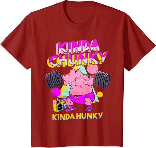 Vista 45 de Kinda Chunky Kinda Hunky, camiseta de gimnasio para culturismo, Negro