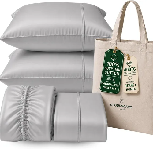 Vista 27 de CLOUDSCAPE LINEN Sábanas de cama individuales de lujo 100% algodón egipcio 01. blanco