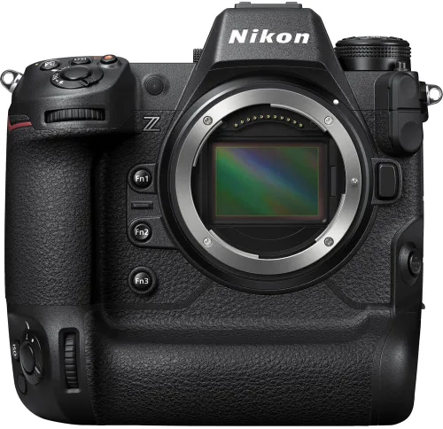 Vista 2 de Nikon Cuerpo de cámara sin espejo Z9 con formato FX (1669) + lente 1.969 in f/1.8 S + tarjeta de memoria XQD de 32 GB + software de edición + bolsa