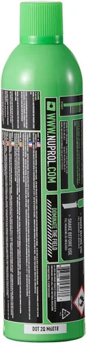 Vista 2 de Lancer Tactical Nuprol 2.0 Ultimate Strong 26.5 lbs/171 PSI Verde Airsoft Gas Verde 20.3 fl oz