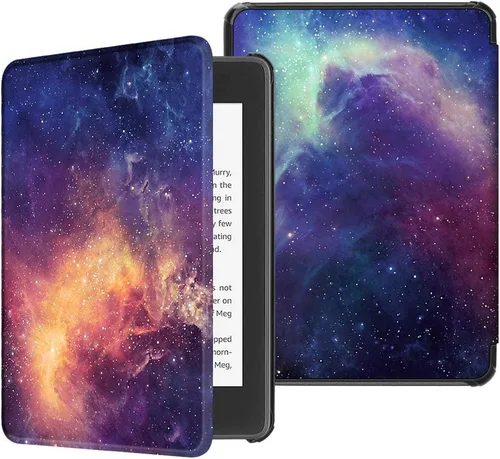 Vista 9 de Fintie - Funda delgada para Kindle Paperwhite (décima generación del 2018), piel sintética ligera prémium con función automática de apagar