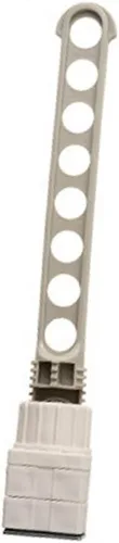 Vista 7 de 8-Hole Clothes Drying Rack Portable Foldable Indoor Balcony Window Frame Storage Rack Clothes Drying Rack(Blue)