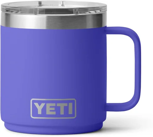 Vista 11 de YETI Rambler - Taza apilable de 10 onzas, aislada al vacío, acero inoxidable con tapa MagSlider, acero inoxidable