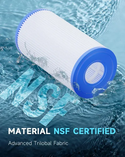 Vista 2 de AQUALTRA Filtros de piscina tipo A o C compatibles con 29000E/59900E, filtros de piscina fáciles de instalar, filtros de piscina sobre el suelo de 8
