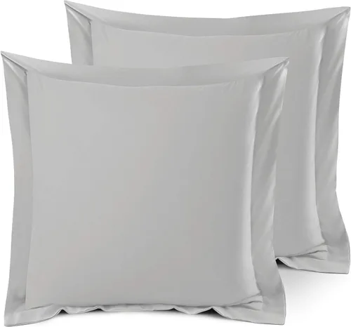 Vista 90 de Nestl Juego de 2 fundas tipo sham de almohada suaves - Fundas de almohada de microfibra de doble cepillado - Fundas de almohada de cama premium