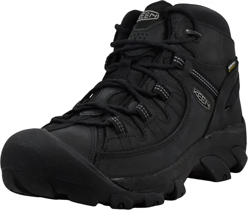Vista 8 de KEEN Targhee 2 Mid - Botas de senderismo impermeables de altura media para hombre Bisonte/Nuez Asada