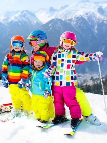 Vista 4 de SATINIOR 2/6 pares de guantes de nieve para niños 6