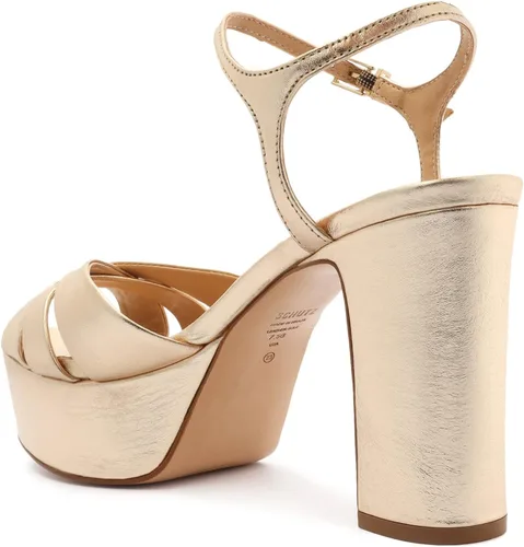 Vista 3 de SCHUTZ KEEFA para mujer Platina Metallic Napa