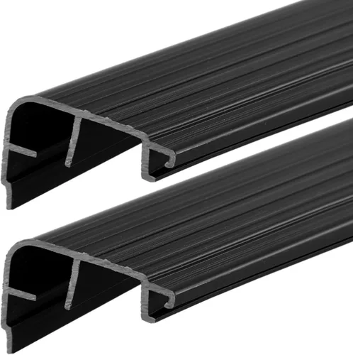 Vista 10 de 4 Pcs 36" L Fixed Vinyl Sill Threshold Cap 1-3/8 Inches High, Dark Brown Marrón oscuro