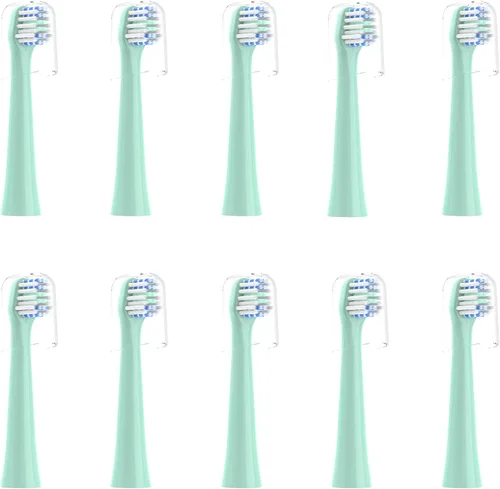 Vista 9 de Cabezales de repuesto para cepillo de dientes, paquete de 10 5 azul+5 verde