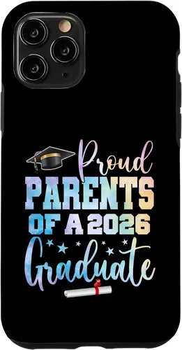 Vista 29 de Proud Parents of A Class of 2026 Graduate Graduation Case for iPhone 16