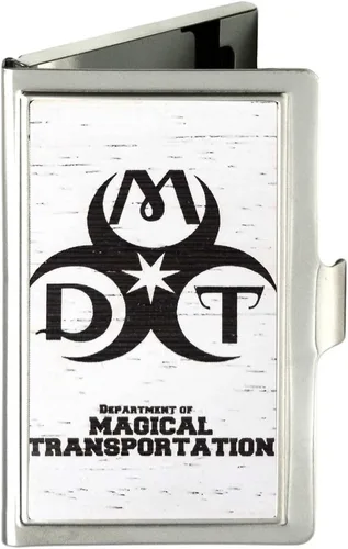 Vista 5 de Buckle-Down Tarjetero DMLE-DEPARTMENT OF MAGICAL LAW ENFORCEMENT Negro/Blanco - Pequeño DMLE Department of Magical Law Enforcement Black White