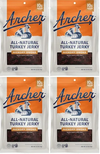 Vista 6 de Country Archer Jerky de Pavo Ahumado al Estilo Hickory 2.5 OZ